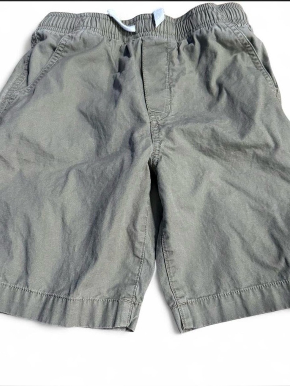 Hanna Andersson Men's Gray Elastic-Waist Athletic Shorts